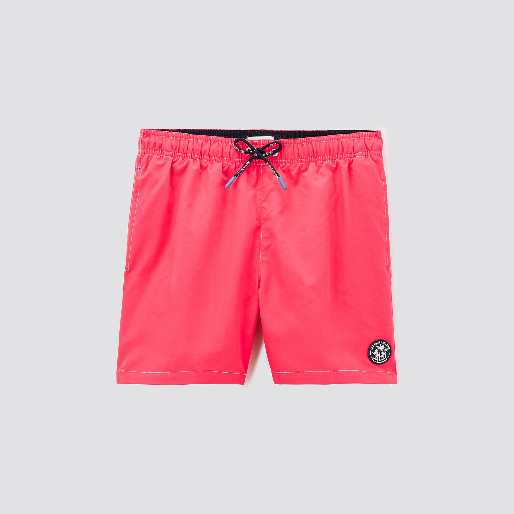 Maillot de bain uni Rose Jules