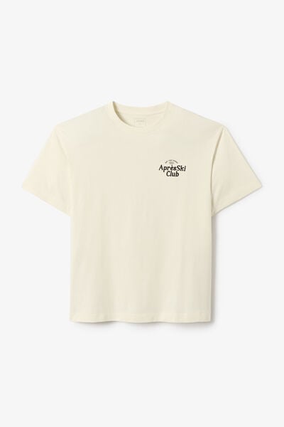 Tee shirt 100% coton imprim&eacute; "Apr&egrave;s Ski Club"