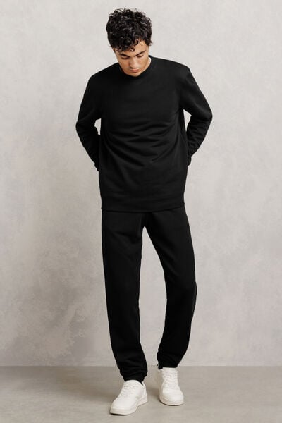 Set van sweater en straight joggingbroek