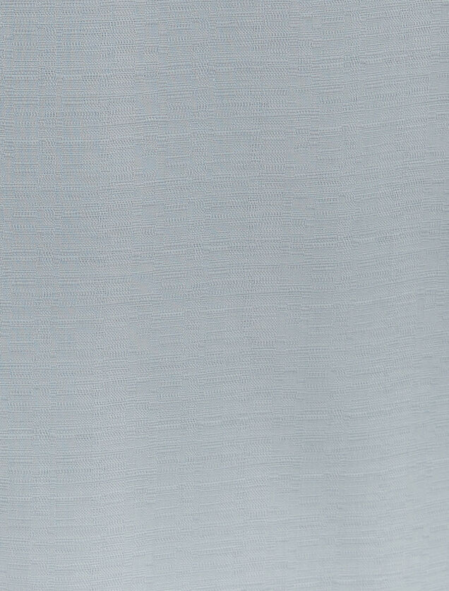 Chemisette en coton mati&egrave;re textur&eacute;e