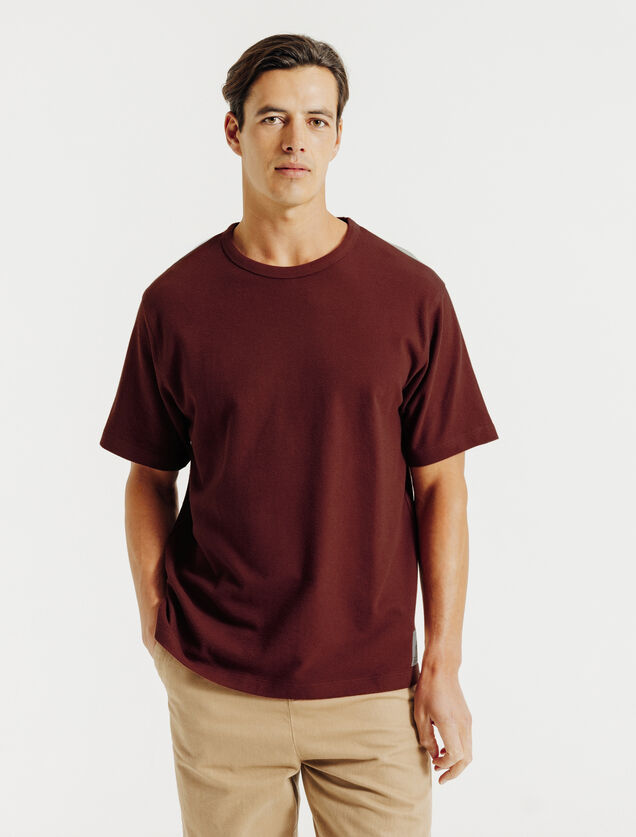 T-shirt in fantasiestof