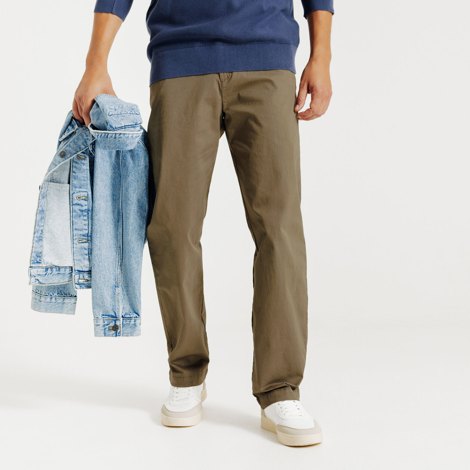 Pantalon chino loose