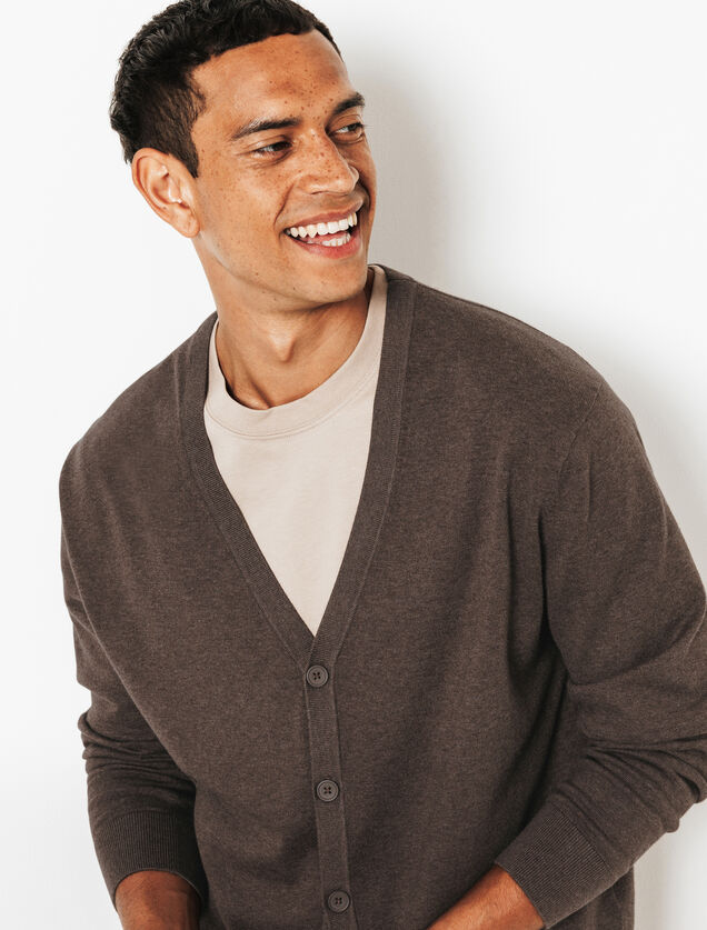 Cardigan boutonn&eacute;