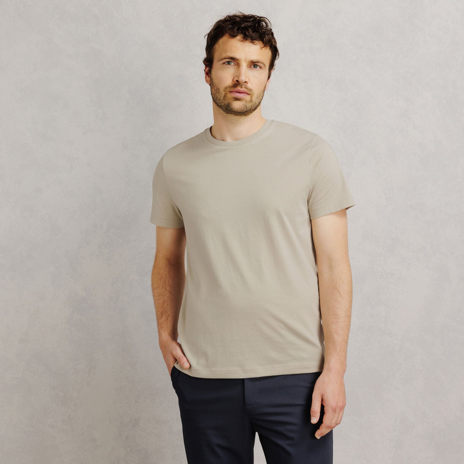 Tee shirt col rond en coton