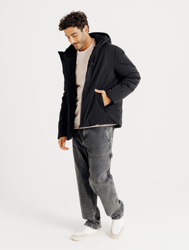 Blouson à capuche zippé