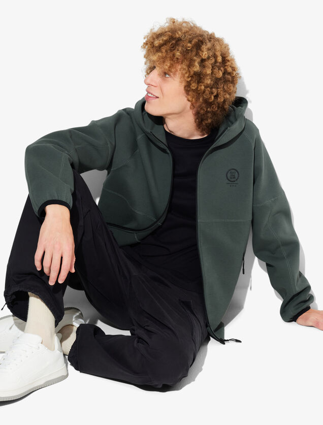 Sweat zippé à capuche