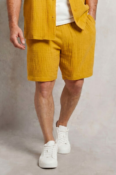 Short en gaze de coton