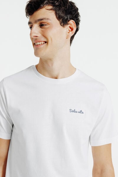 Pyjamaset met gestreepte short