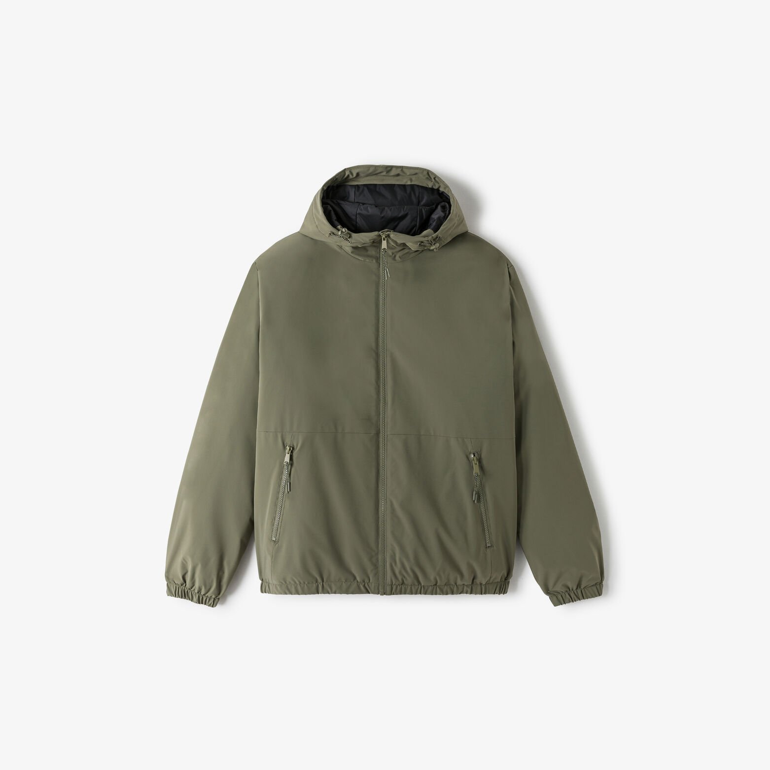 Blouson &agrave; capuche zipp&eacute;