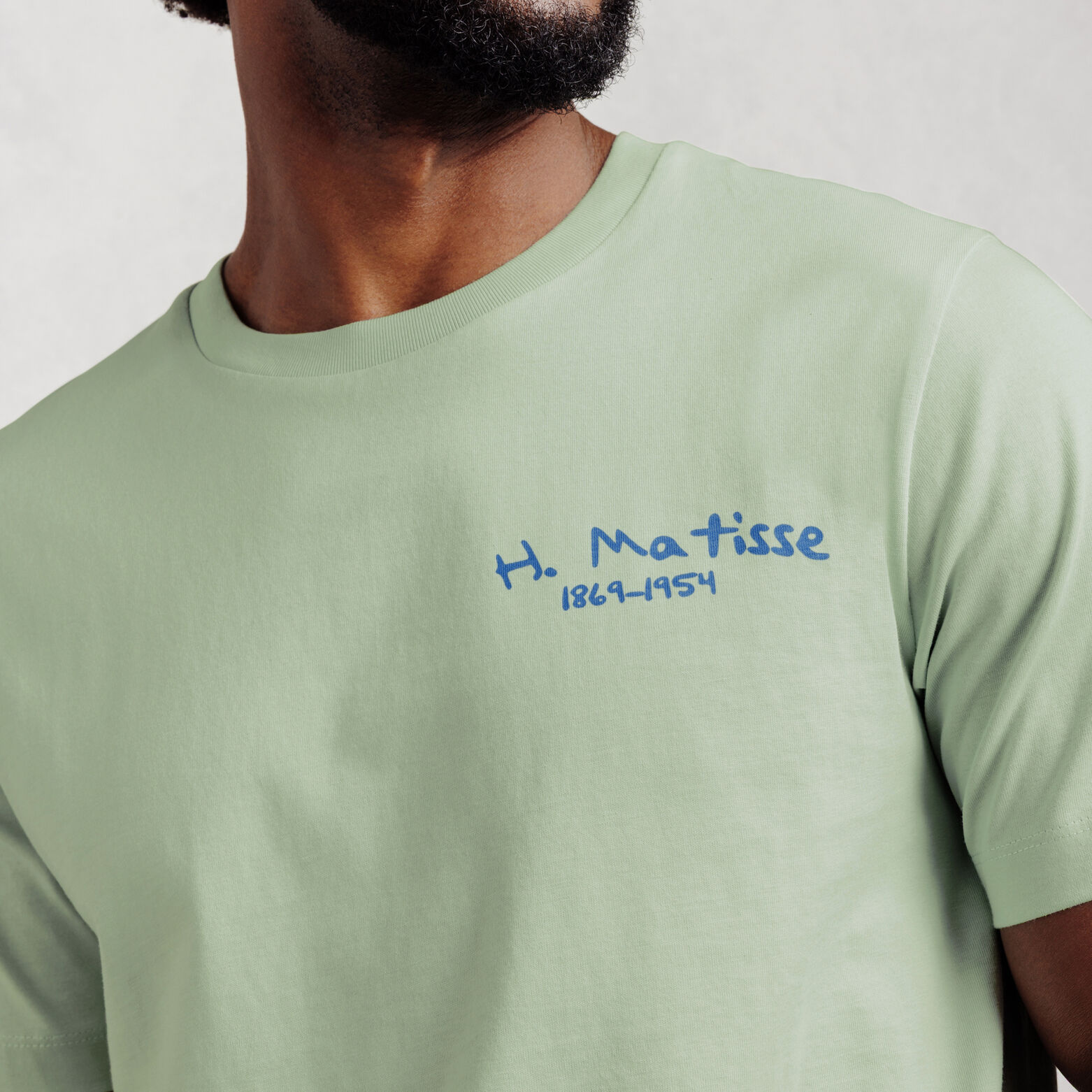 T-shirt met print voor en achter, licentie Matisse