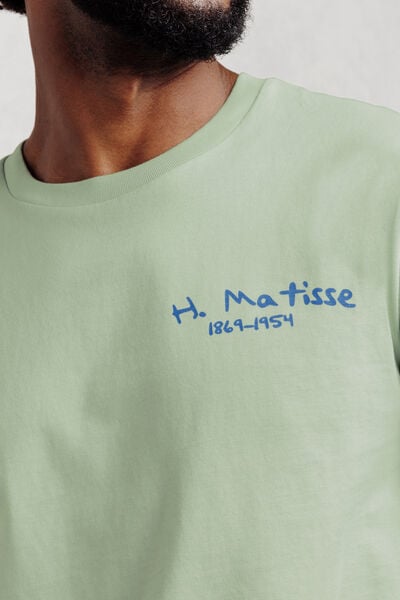T-shirt met print voor en achter, licentie Matisse