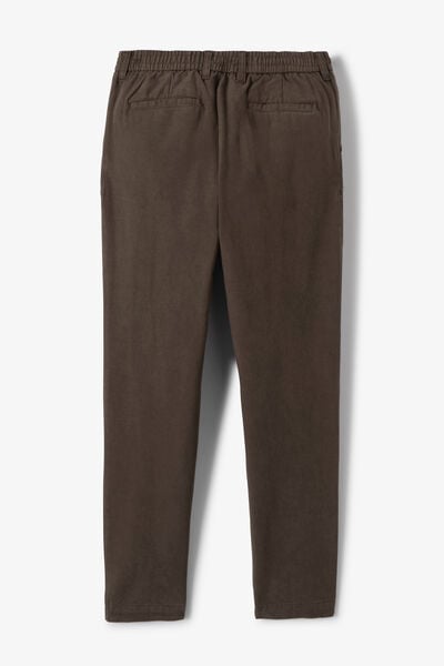 Pantalon tapered taille &eacute;lastiqu&eacute;e