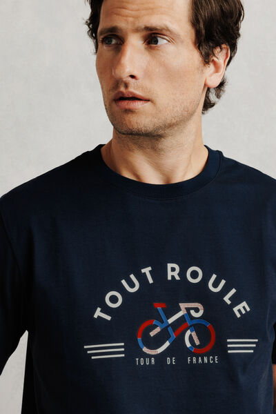 Tee shirt imprim&eacute; licence Tour de France