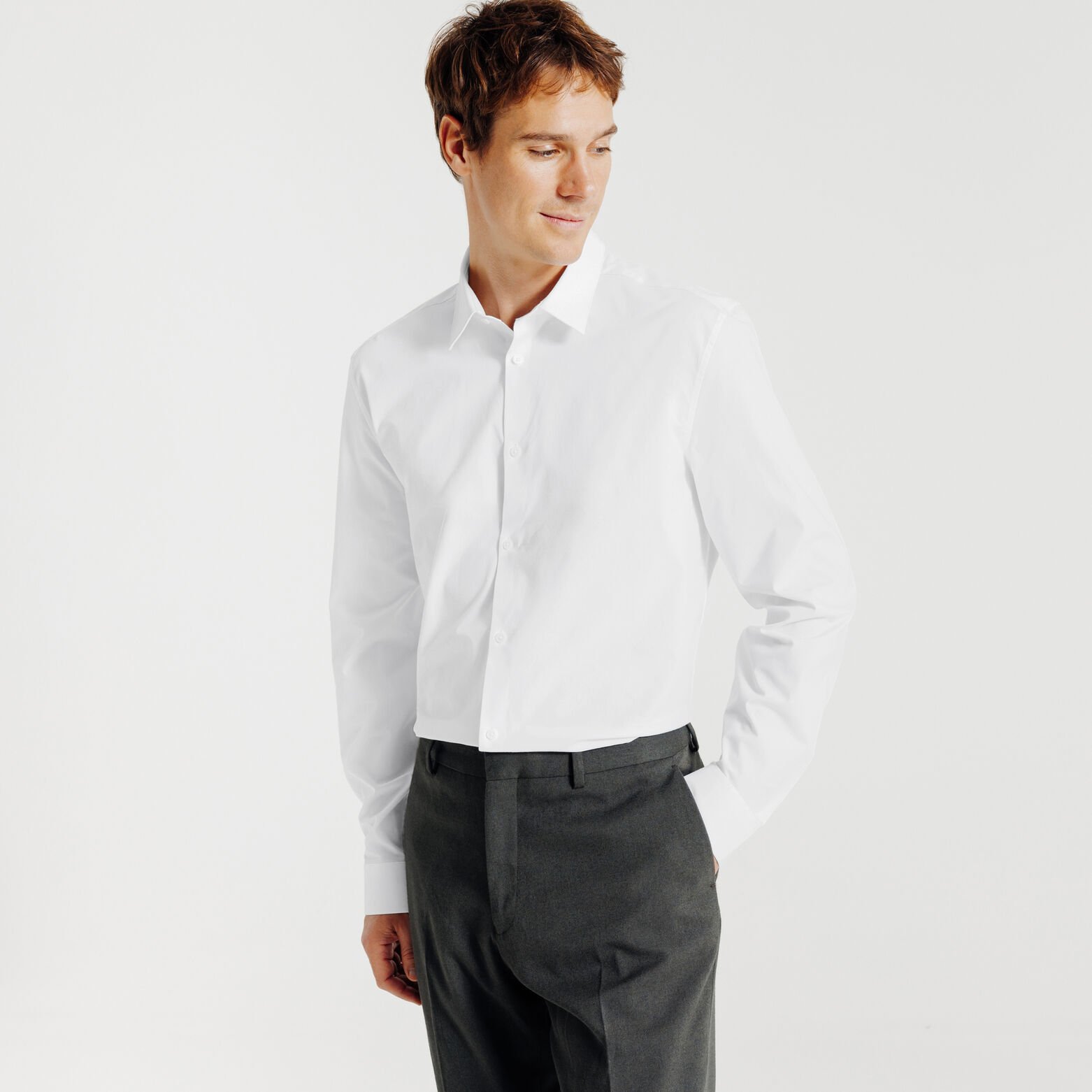 Chemise slim unie