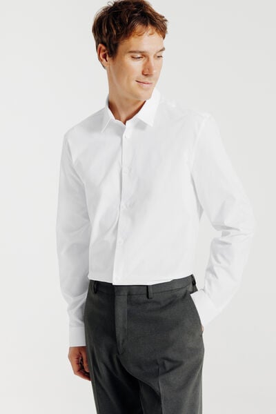 Chemise slim unie