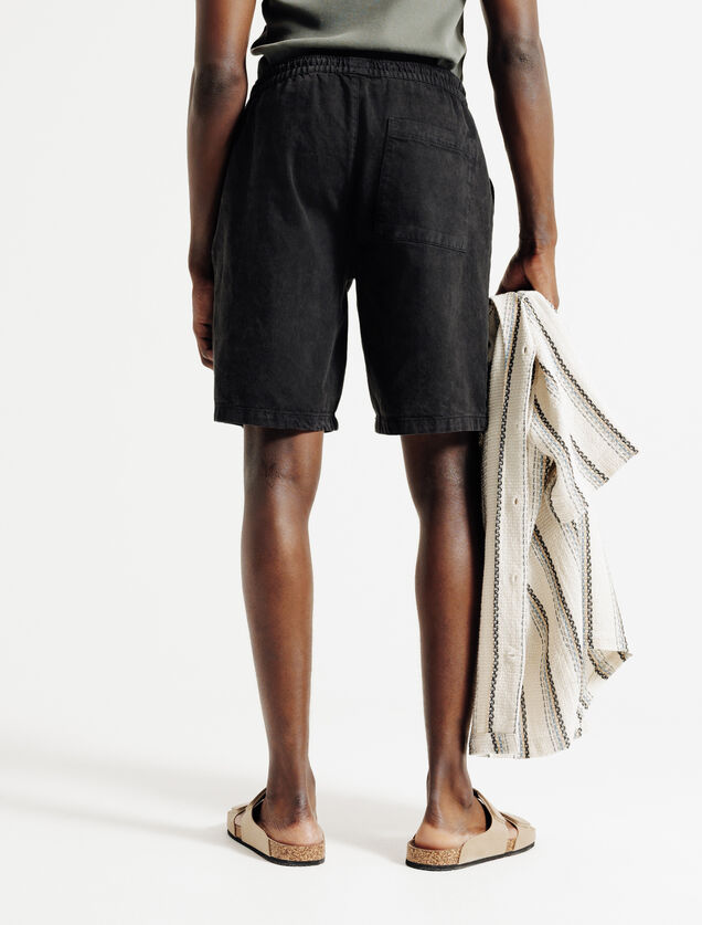 Bermuda taille élastiquée