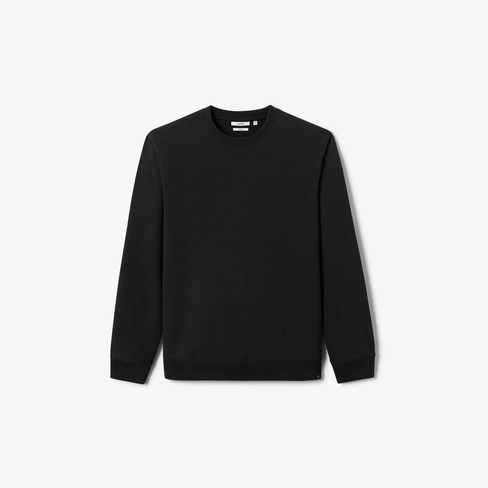 Sweat col rond molleton uni