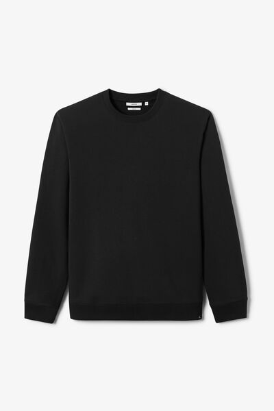 Sweat col rond molleton uni