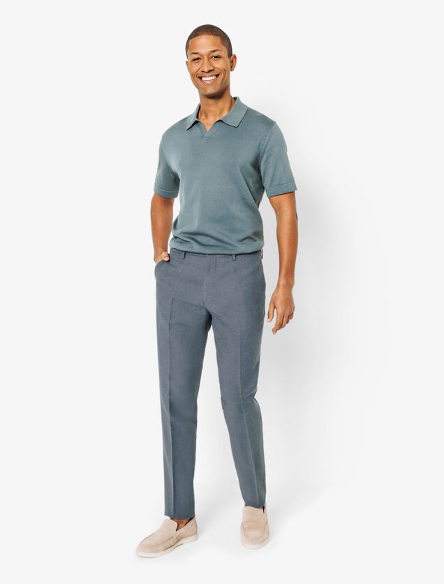 Pantalon de costume contenant du lin