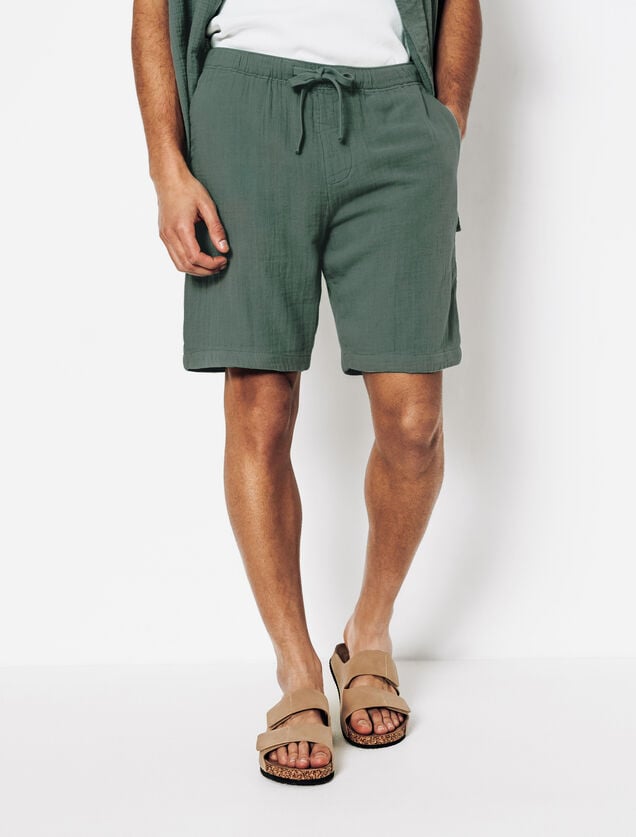 Short en gaze de coton