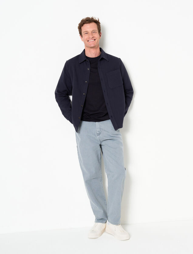 Surchemise en gaze de coton unie