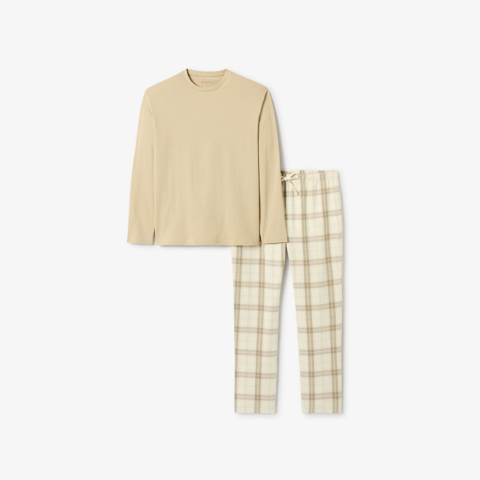 Ensemble pyjama flanelle &agrave; carreaux