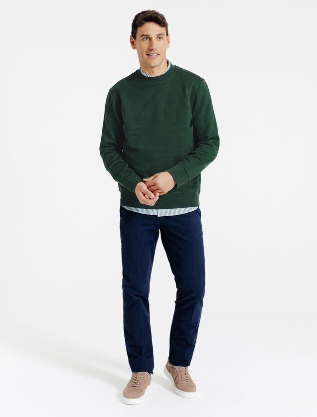 "le parfait by JULES" effen sweater ronde hals