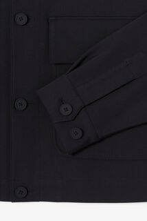 Veste boutonn&eacute;e col chemise