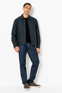 Pull col rond jeux de points fantaisie