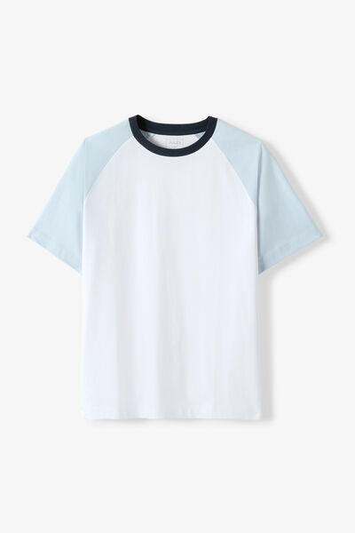 Tee shirt raglan contrast&eacute;