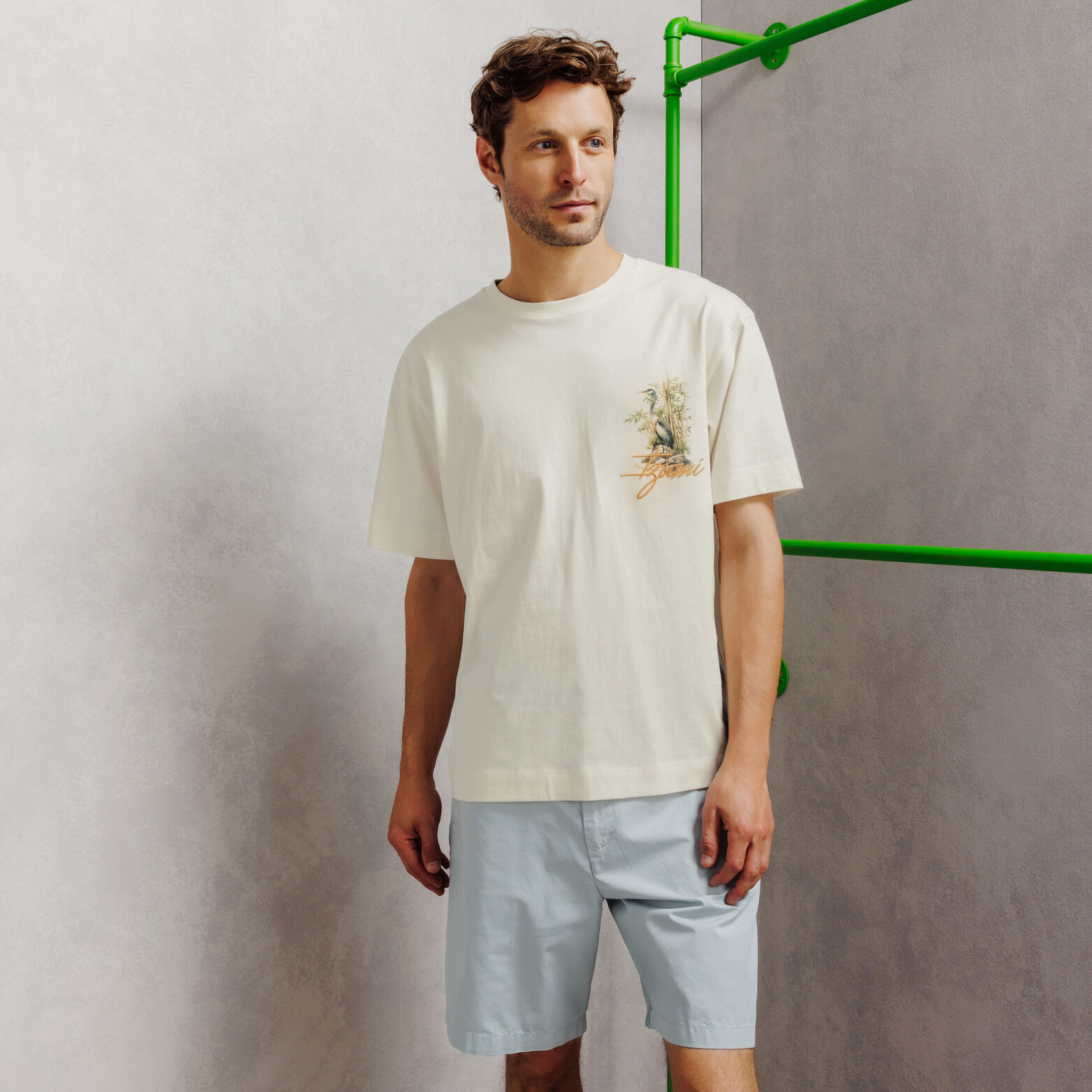 Tee shirt imprim&eacute; devant et dos Japon