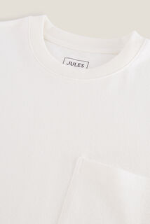 Tee shirt matière texturée col rond