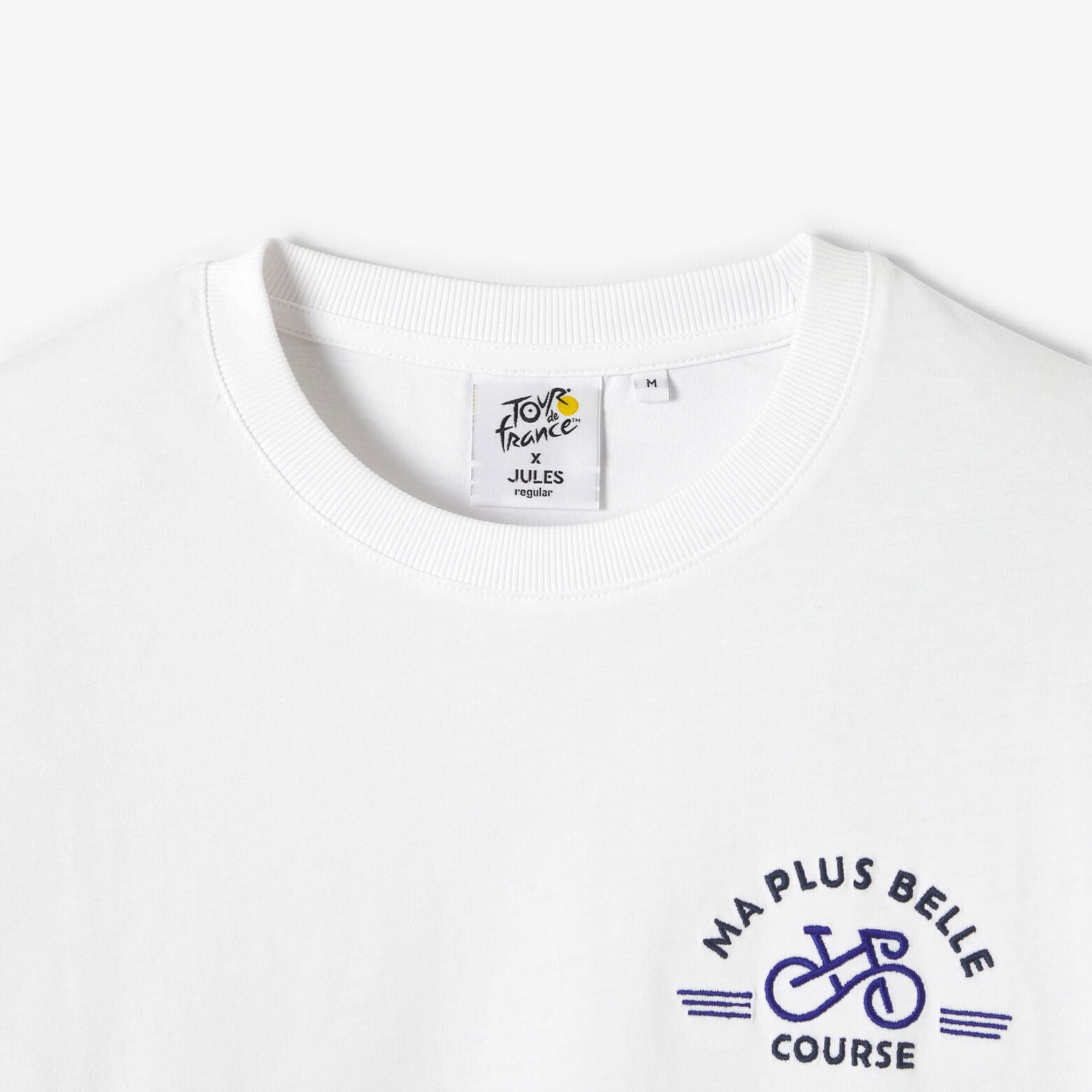 Tee shirt brod&eacute; licence Tour de France