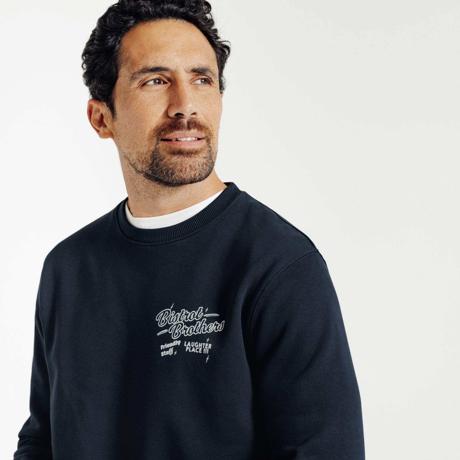 Sweat col rond imprimé