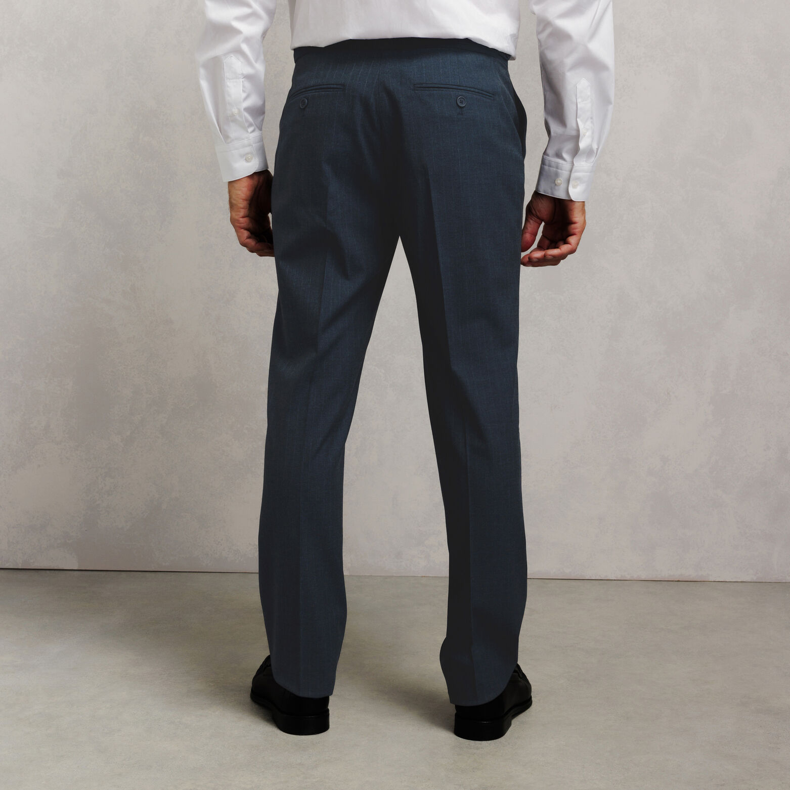 Pantalon de costume confort ray&eacute;