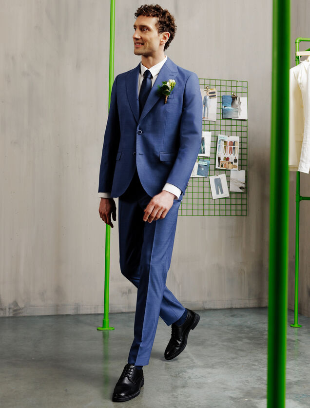 Slim kostuumvest 100% Italiaanse wol