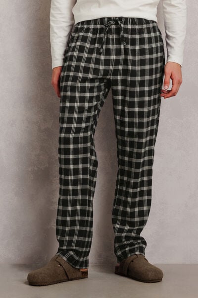 Ensemble pyjama flanelle &agrave; carreaux