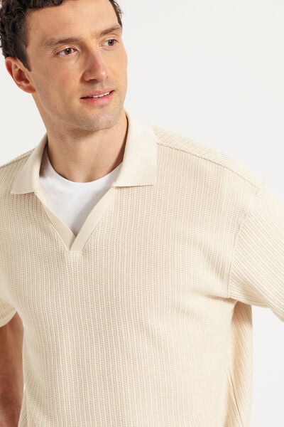 Polo manches courtes col resort