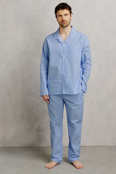 Gestreept pyjamaset