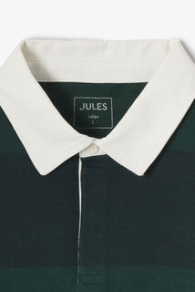 Gestreepte polo lange mouwen