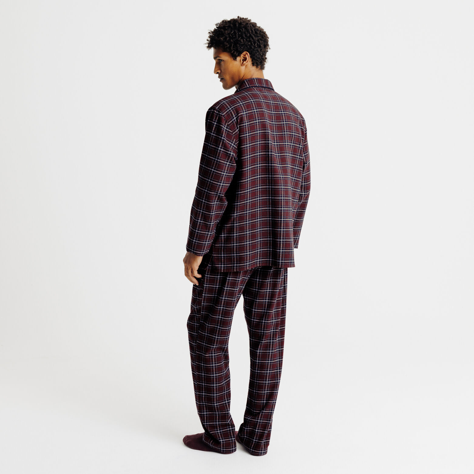 Ensemble pyjama en flanelle à carreaux