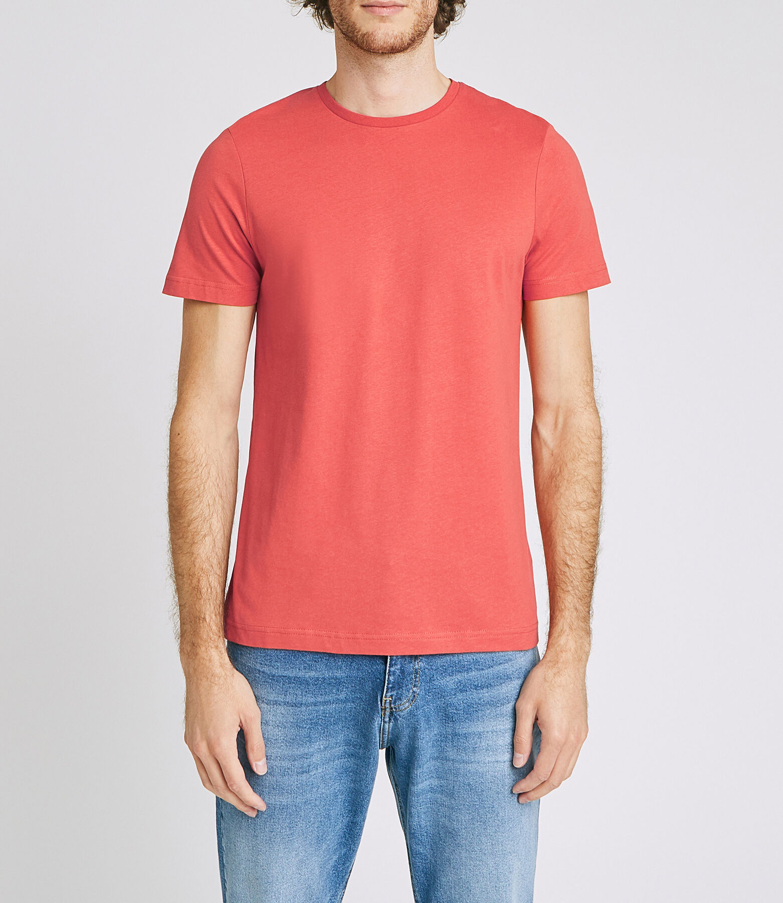 Tee shirt col rond uni Jules