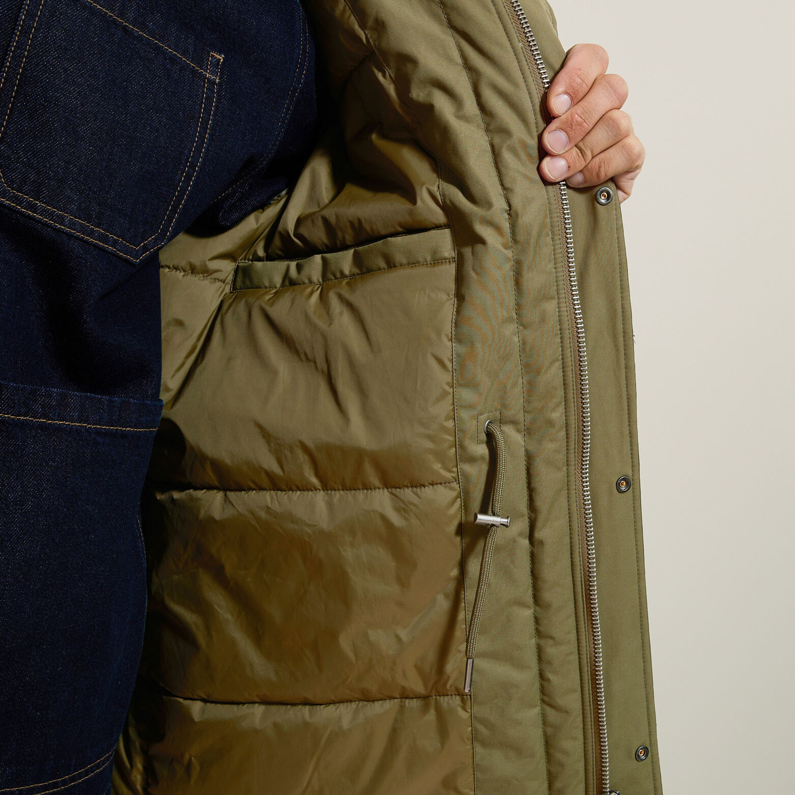 Parka déperlante longue