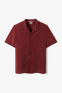 Chemisette en coton lin unie