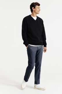 Trui V-hals in lambswool