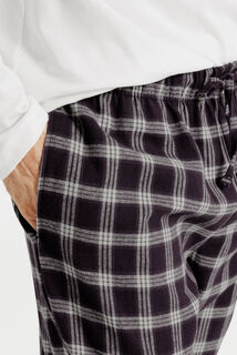 Ensemble pyjama en flanelle &agrave; carreaux