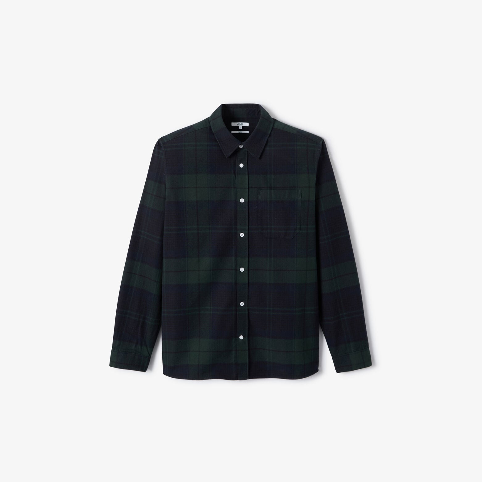 Chemise flanelle &agrave; carreaux 100% coton