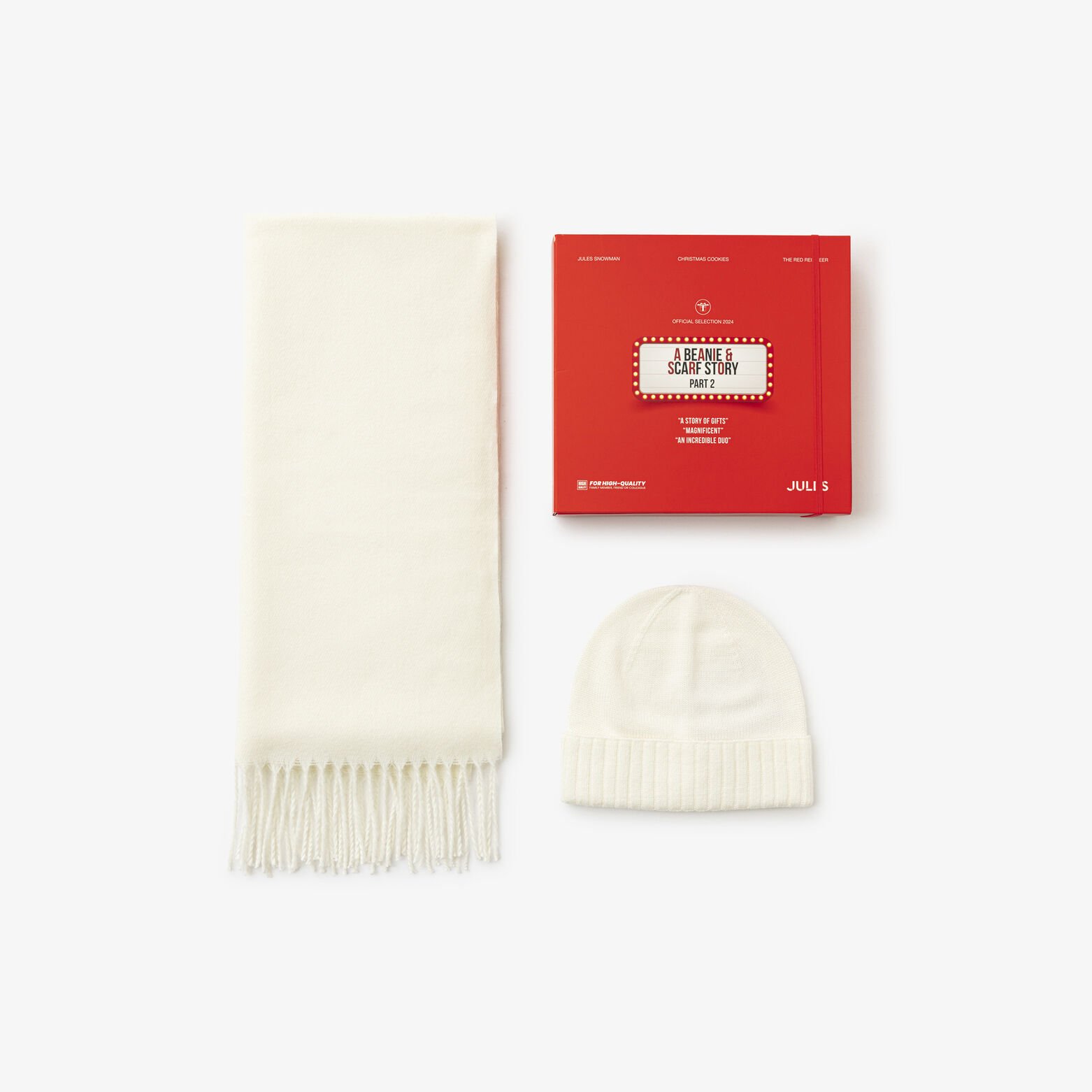 Coffret version anglaise bonnet et écharpe