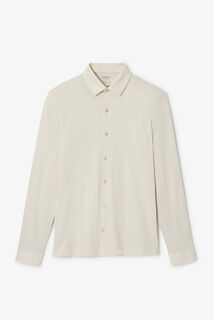 Chemise en maille coton slim