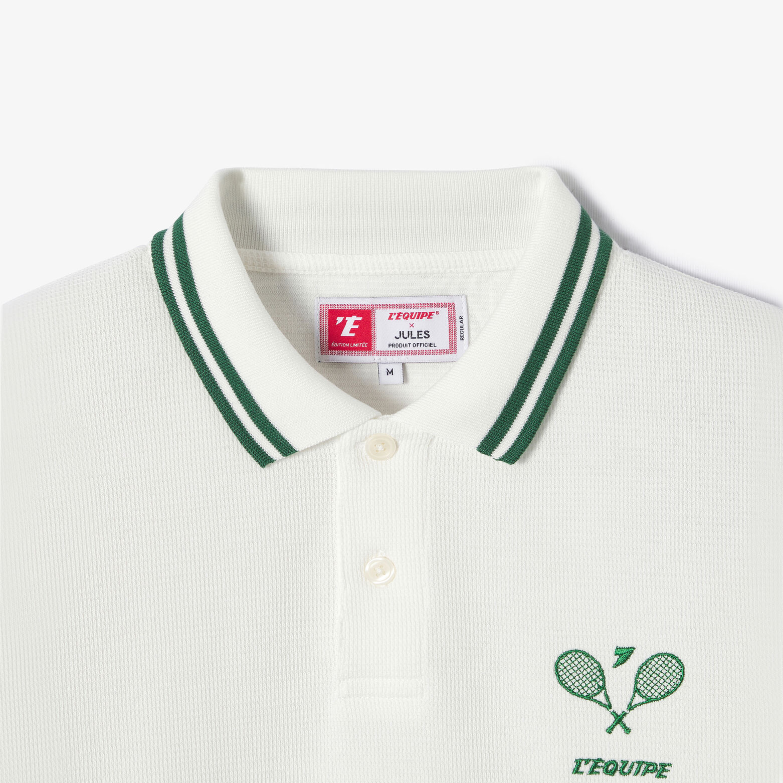 Polo avec broderie licence L'&Eacute;quipe